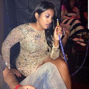 🔥Jovani🔥7757 formal bead nude prom dress